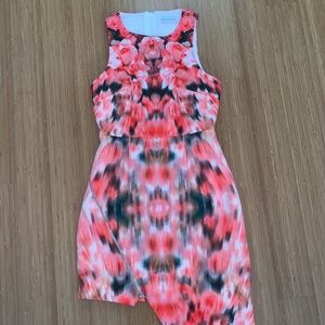 Assymetrical Floral Dress